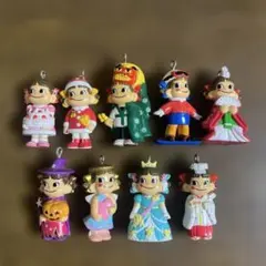 不二家　ペコちゃんミニフィギュア　キーホルダー