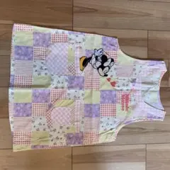 保育士　エプロン　ミニーマウス