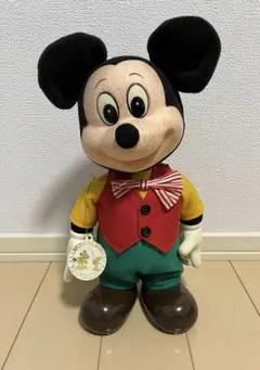 ミッキーマウス　オルゴール　首振り　人形