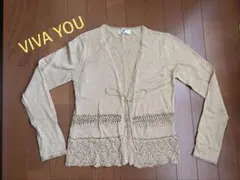 VIVA YOU カーデガン　ゴールドのサムネイル