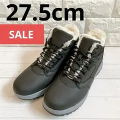 【27.5㎝】防寒ブーツ メンズ レーディス 防水 トレッキングブーツ ブラウン