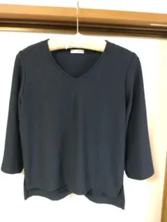 a.v.v standard 　ネイビー Vネック 七分袖 トップス サイズ　M