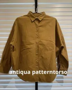 antiqua patterntorsoブラウン 長袖シャツのサムネイル