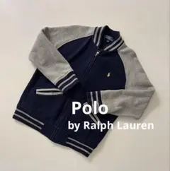 Poloポロバイラルフローレンキッズジップパーカー130cmラグランスリーブ