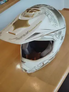 FLY RACING フルフェイスヘルメット ホワイト ゴールドのサムネイル