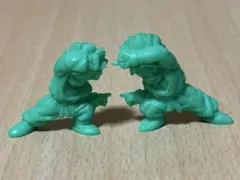 ドラゴンボール　トランクス＆悟天　グリーン　消しゴムフィギュア　当時物