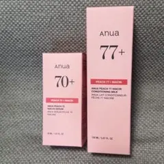 anua Peach 70+ Niacin セラム & ミルク セット