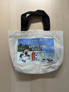 スヌーピー トートバッグ ランチバッグ マチ付き