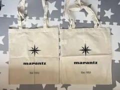 【非売品】marantz エコバッグ 2点セット　ノベルティ