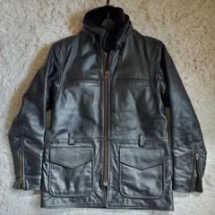 【極美品】リューグーレザーズ ダイヤモンドキルト レザー インナー付き 牛革 n2908ba2.jpg