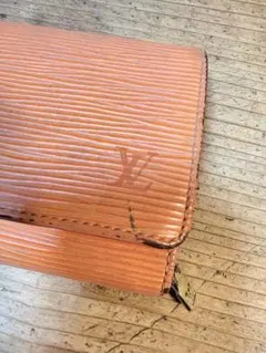 LOUIS VUITTON エピ ポルトモネビエトレゾール オレンジ　ジャンク