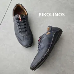 PIKOLINOS ピコリノス レザースニーカー ネイビー 43 本革 スペインのサムネイル