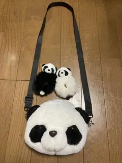パンダのポシェット と パンダのシュシュ