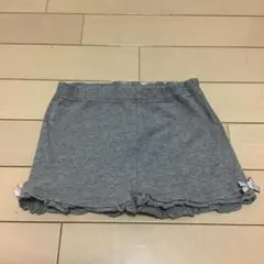 anyFAM グレー フリル付き ハーフパンツ 100-110 cm