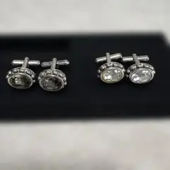 カフスボタン2色