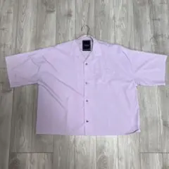 Unrelaxing DESIGN 半袖シャツ ライトパープル