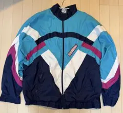 adidas アディダス ビンテージ ナイロンジャケット TEAMロゴ