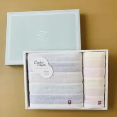 ☆新品未使用品☆ 今治カラーレイズタオルセット バスタオル&ウォッシュタオル