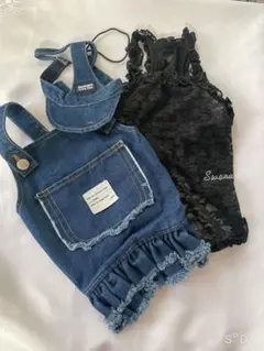 【値下げ】新品未使用品！カジュアル犬服２点セット売り！L〜XL相当