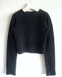 Yo BIOTOP ヨー ビオトープ　クロップド丈 カシミヤ ニットのサムネイル