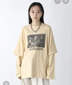 JEANASIS レイヤードグラフィックプリントロンTEEのサムネイル