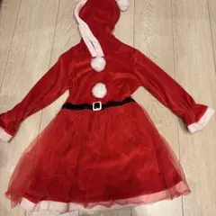 サンタ コスプレ衣装 赤　キッズ130