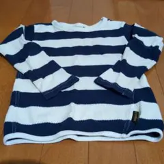 branshes ボーダー長袖カットソー 110