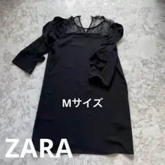 ZARA 黒レースワンピース