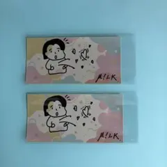 M!LK ステッカー