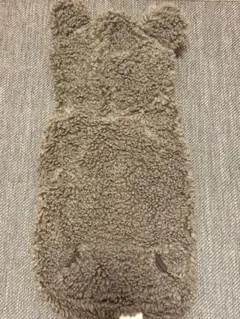 【中古品】クマ耳付きフリース犬服 小型犬用