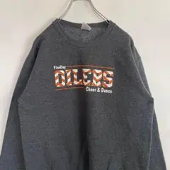 OILERS チアダンス　プリント　古着　スウェット　トレーナー　S 23sw2