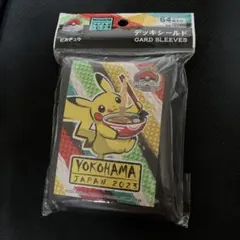 ポケモンカード WCS横浜 デッキシールド　ラーメン ピカチュウ 64枚入り