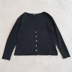 LANVIN COLLECTION♡レディースコットンカーディガン 七分袖 40のサムネイル