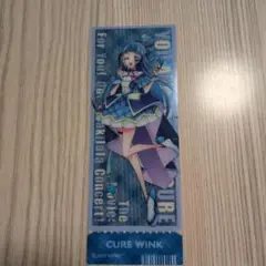 映画キミとアイドルプリキュア トレーディングクリアしおり キュアウインク