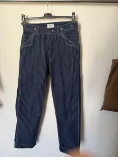 Schott old hickory denim pants 32 ネイビーのサムネイル