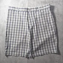 DOCKERS checked half pants 刺繍 古着 XLのサムネイル