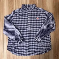 DANTON ダントン ギンガムチェック プルオーバーシャツ 36