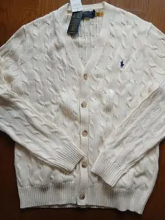 ポロラルフローレン ケーブル編み　定番　 カーディガン　ポニー　羽織り