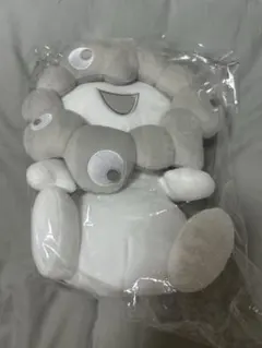 白ミャクミャク お手玉風 ぬいぐるみ Lサイズ ホワイト 新品 タグ付