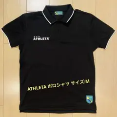 ATHLETA ポロシャツ 黒　サイズ:Ｍ