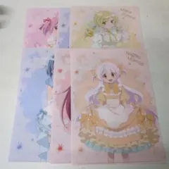 ローソン　まどマギ　クリアファイルセット　全6種コンプリート