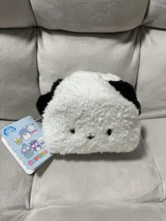 【早い者勝ち】はぴだんぶい ふわふわミニキャラメルポーチ　ポチャッコ