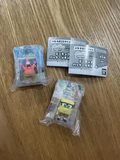 スポンジ・ボブ ミニチュアパッケージチャーム 2種セット パトリック