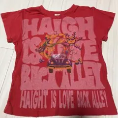 BACK ALLEY Tシャツ レッド 130cmのサムネイル
