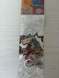 銀魂　沖田総悟　神楽　キーホルダー　原作絵