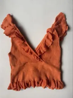searoomlynn×babykiyコラボ RIBニットフリルトップスのサムネイル