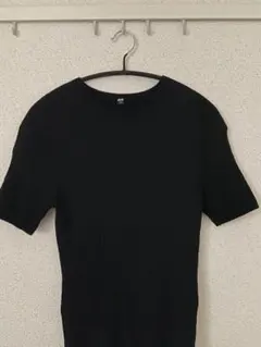 ユニクロ　メリノウール　半袖ニット