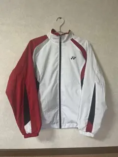 テニス/バトミントン ウィンドブレーカー 白/赤/黒 SS YONEX
