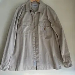 Carhartt ワークシャツ Lサイズ ベージュ