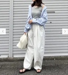 GU バレルレッグプルオンパンツ　L